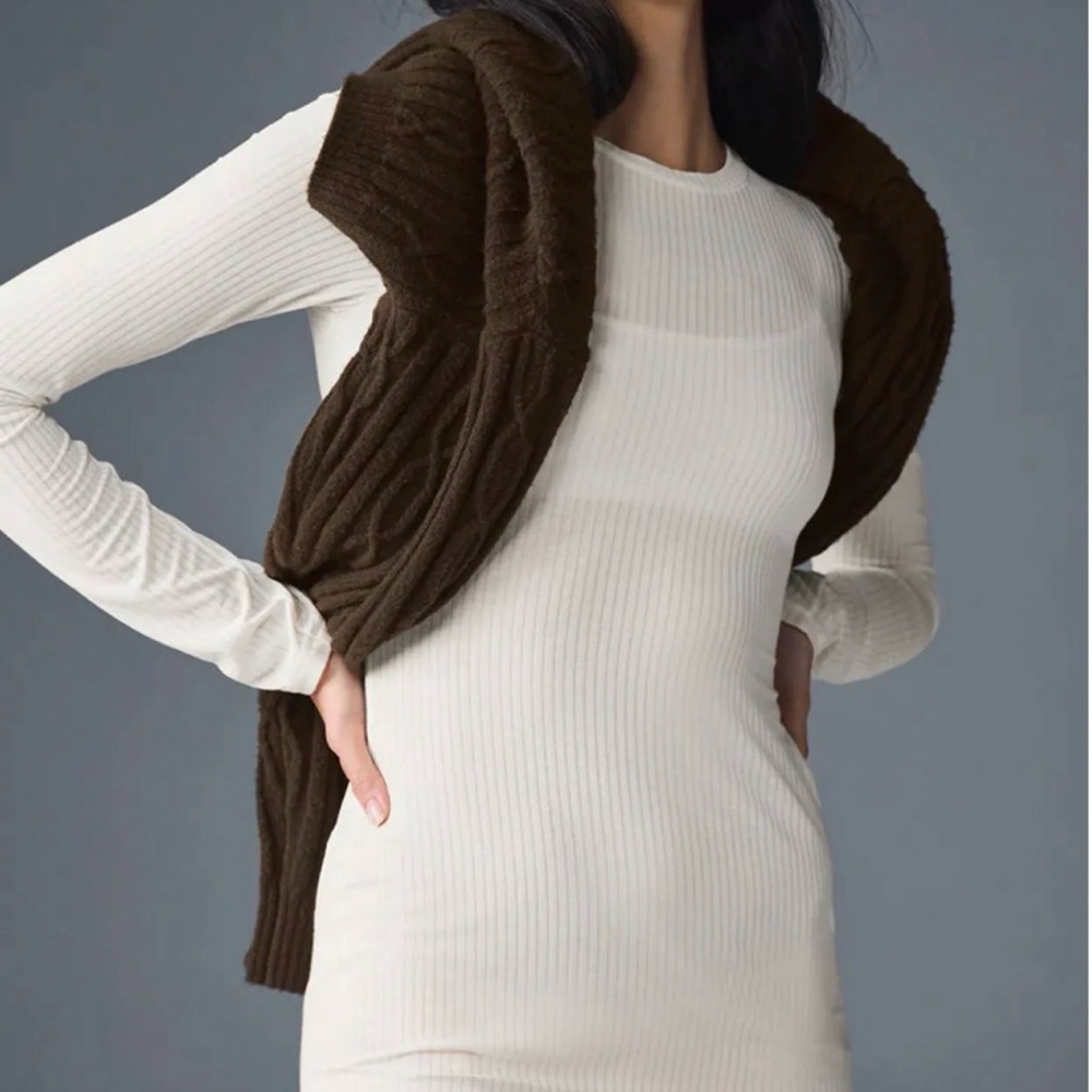 Women's ALO Sea Coast Ribbed Dress - Large - Picture 5 of 5